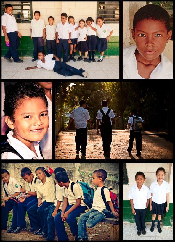 Children of Utila collage of images